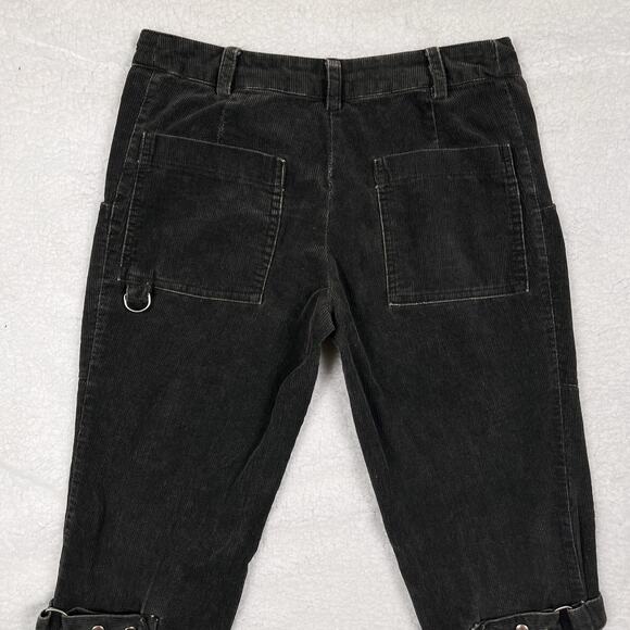Y2K Euro Made in Italy Susan Small Bondage Corduroy Pants Sz EU 40 Waist 28 Vtg - Picture 8 of 16